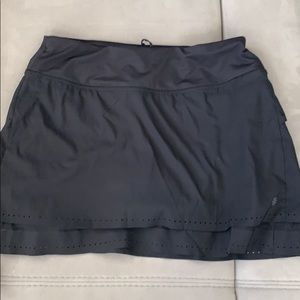 Athlete skirt with liner